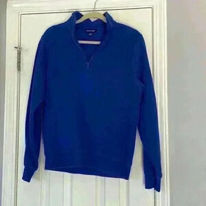 Royal blue SportTek quarter zip pullover in size XS.